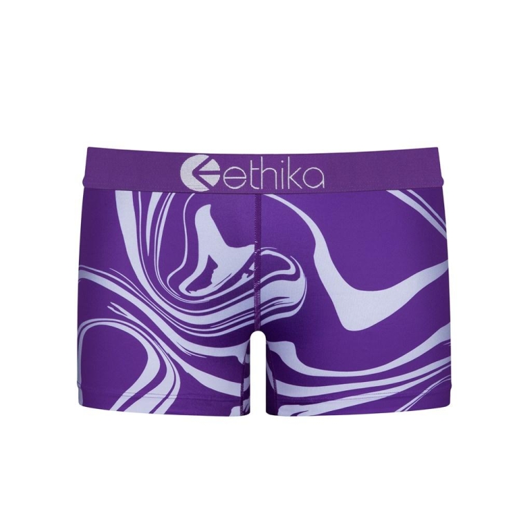 Sous Vêtement Ethika Wave Staple Fille Violette Unisex | SEMB-76922681