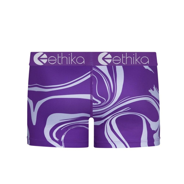 Sous Vêtement Ethika Wave Staple Fille Violette Unisex | SEMB-76922681