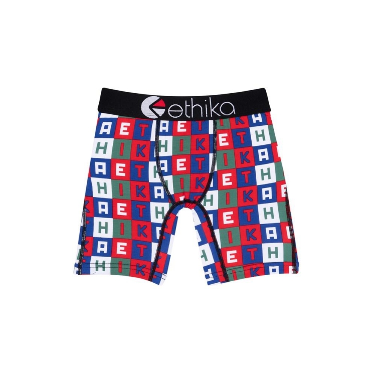 Sous Vêtement Ethika Blocks Staple Multicolore Garcon | USNX-77205952