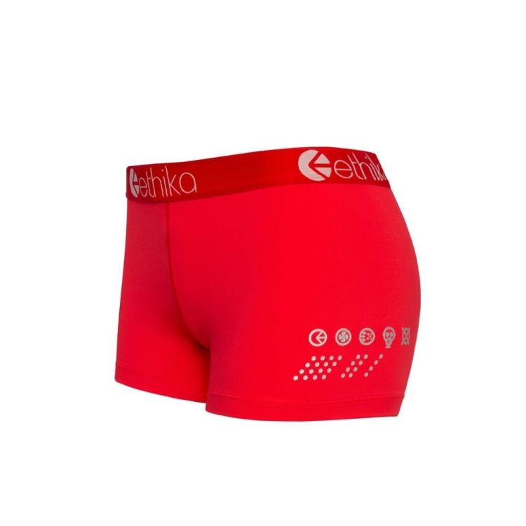 Sous Vêtement Ethika SubZero Neon Staple Fille Rouge Unisex | HPHQ-37587615