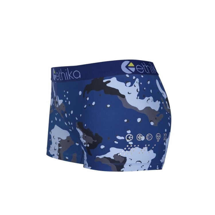 Sous Vêtement Ethika SubZero Camo Staple Fille Bleu Unisex | AICV-25516644