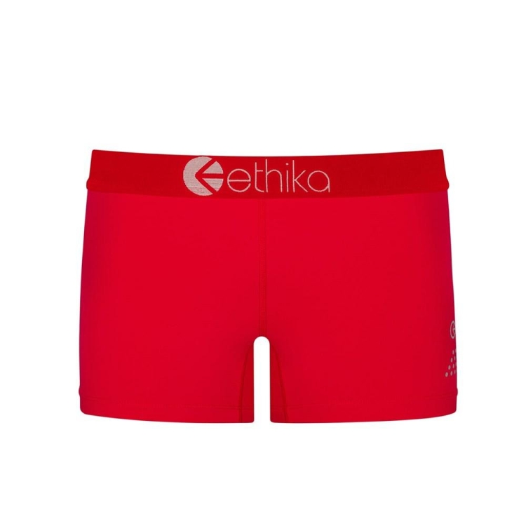 Sous Vêtement Ethika SubZero Neon Staple Fille Rouge Unisex | HPHQ-37587615