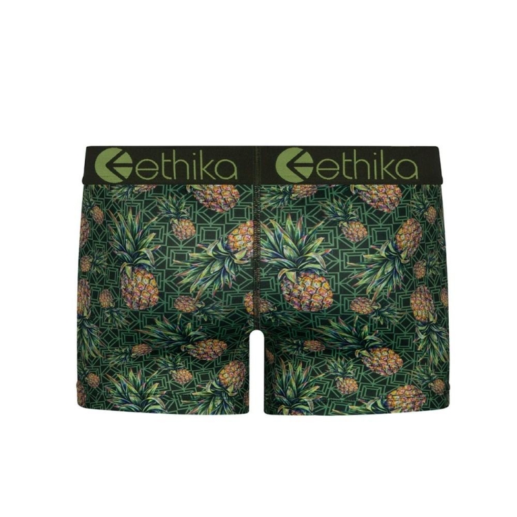 Sous Vêtement Ethika Pineapple Express Staple Fille Vert Unisex | UCZI-26018973