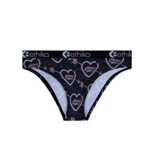 Sous Vêtement Ethika Heartbreaker 3D Bikini Fille Noir Unisex | OQWD-01422952