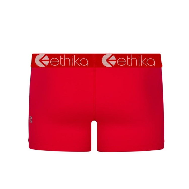 Sous Vêtement Ethika SubZero Neon Staple Fille Rouge Unisex | HPHQ-37587615