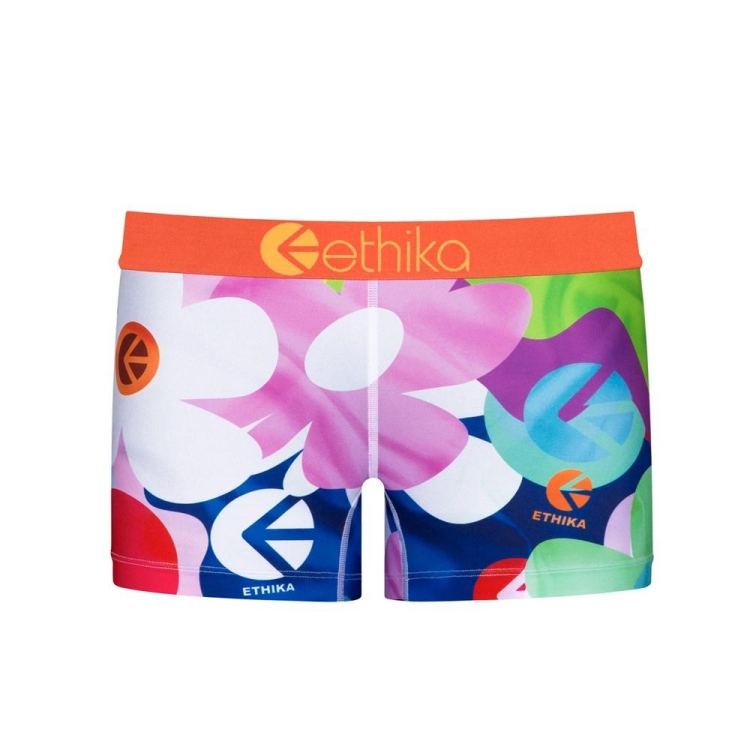 Sous Vêtement Ethika Flower Boyz Staple Fille Multicolore Unisex | PQEK-62208511