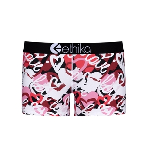 Sous Vêtement Ethika Chaotic Love Staple Fille Blanche Rouge Unisex | MMUC-86955218