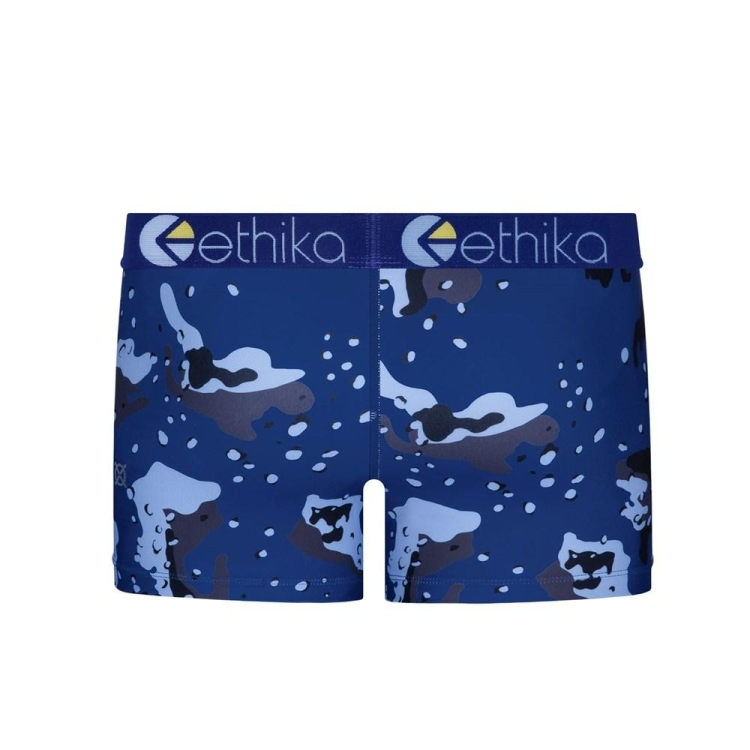 Sous Vêtement Ethika SubZero Camo Staple Fille Bleu Unisex | AICV-25516644