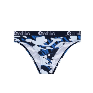 Sous Vêtement Ethika Camo Tiger Bikini Fille Bleu Unisex | XWCY-67270242