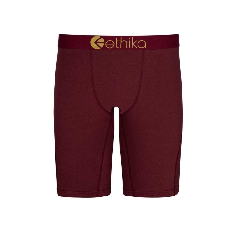 Sous Vêtement Ethika Righteous Port Staple Bordeaux Garcon | BSWT-78705901