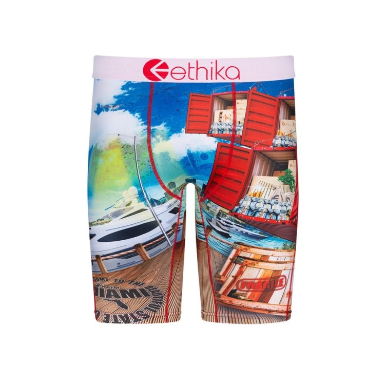 Sous Vêtement Ethika Miami Port Staple Multicolore Garcon | YSPI-18501267