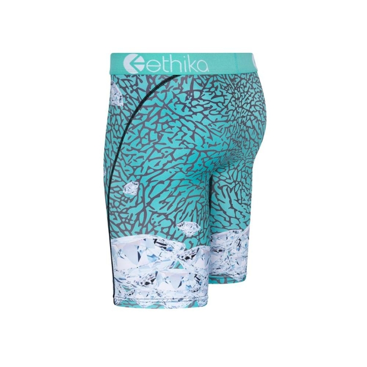 Sous Vêtement Ethika Tiff Diamond Staple Turquoise Garcon | ELCP-40466443