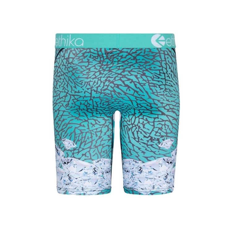 Sous Vêtement Ethika Tiff Diamond Staple Turquoise Garcon | ELCP-40466443