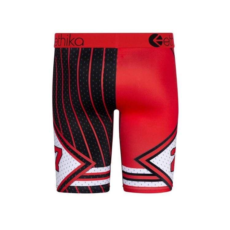 Sous Vêtement Ethika Coronar Staple Rouge Noir Garcon | BKRJ-07503368