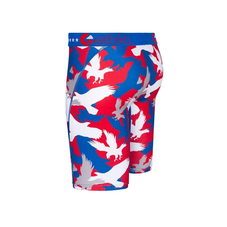 Sous Vêtement Ethika Freedom Camo Staple Bleu Rouge Garcon | PRBD-71436343