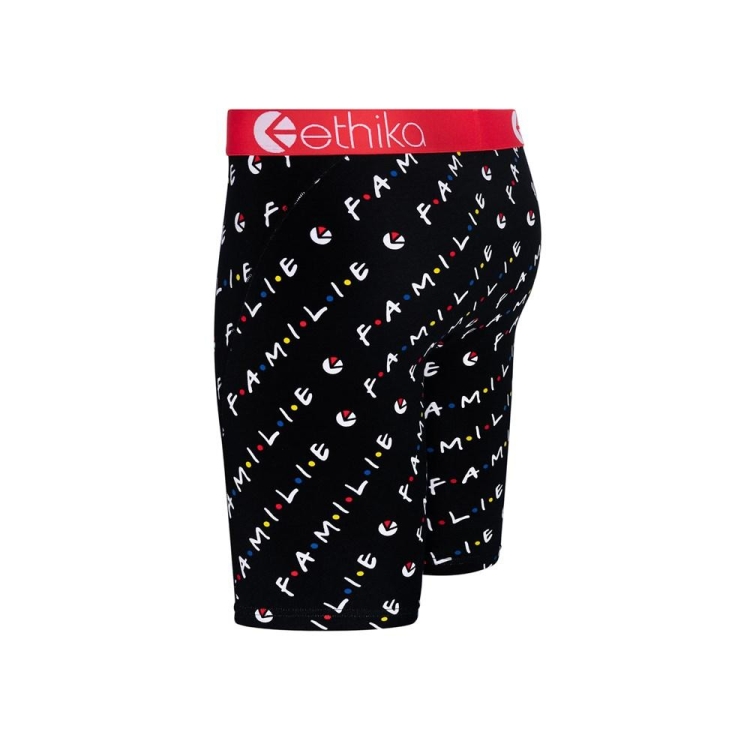 Sous Vêtement Ethika Familie Staple Noir Garcon | YYBL-18646578