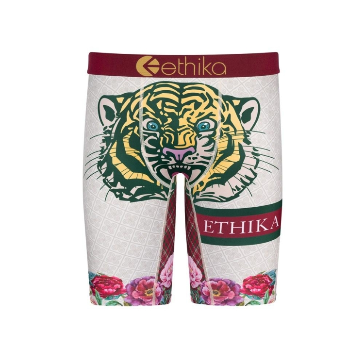 Sous Vêtement Ethika Ethikafication Staple Blanche Bordeaux Garcon | UIBQ-26951778