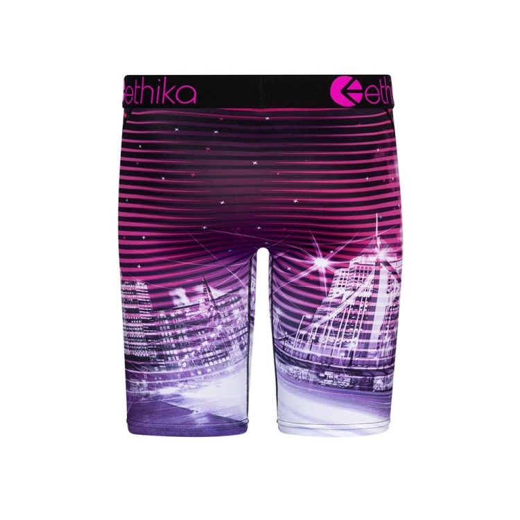 Sous Vêtement Ethika GT Hazelwood Staple Violette Garcon | BZHD-14850555