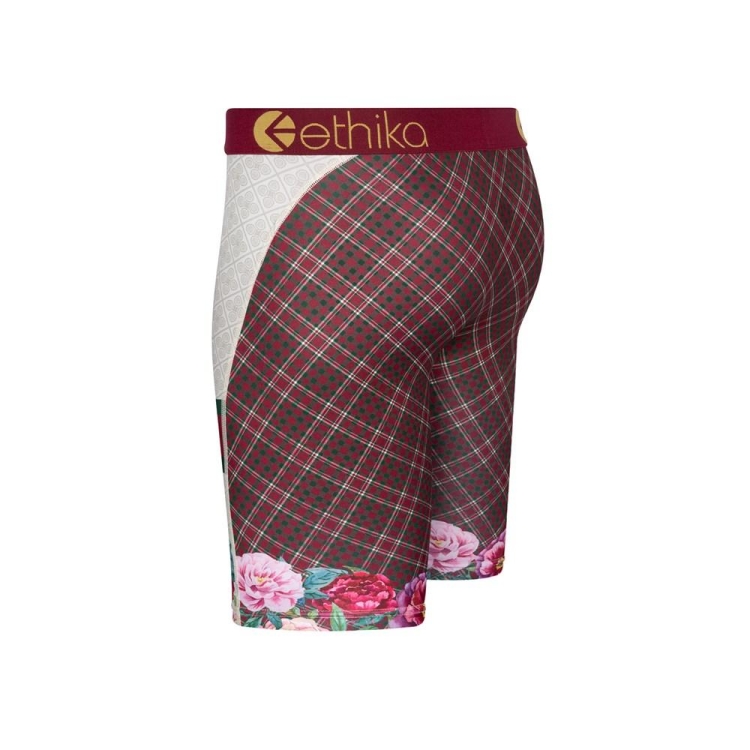 Sous Vêtement Ethika Ethikafication Staple Blanche Bordeaux Garcon | UIBQ-26951778