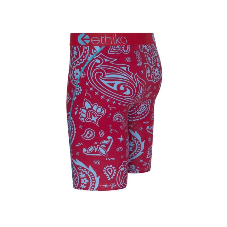 Sous Vêtement Ethika Bandana Love Staple Rouge Garcon | DRJZ-77713254