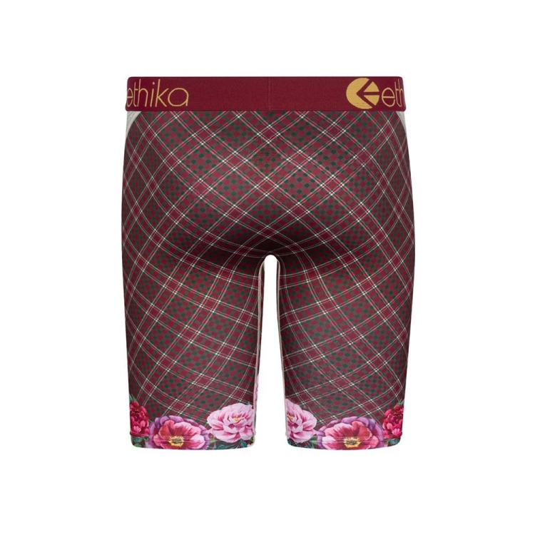 Sous Vêtement Ethika Ethikafication Staple Blanche Bordeaux Garcon | UIBQ-26951778