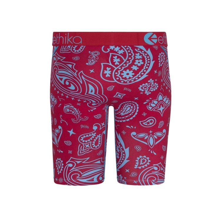 Sous Vêtement Ethika Bandana Love Staple Rouge Garcon | DRJZ-77713254