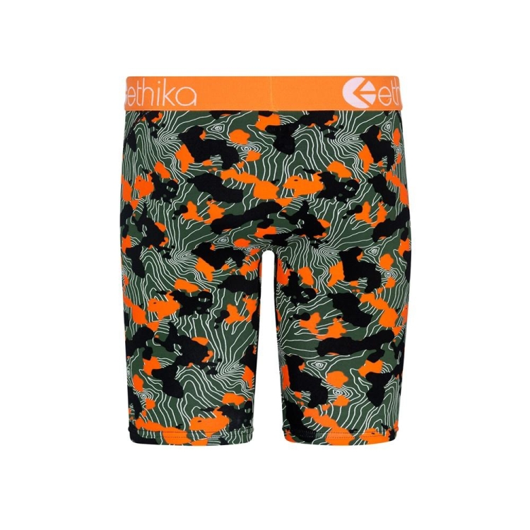 Sous Vêtement Ethika Forest Camo Staple Vert Orange Garcon | XRZS-63159440