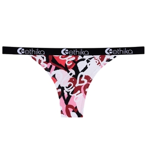 Cheeky Underwear Ethika Chaotic Love Brazilian Blanche Rouge Femme | RYMO-23821493