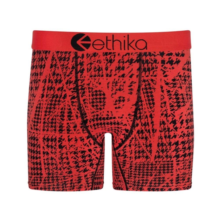 Mid Boxers Ethika Traffic Cone Rouge Homme | CDAG-45907580