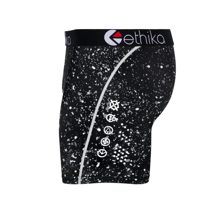 Mid Boxers Ethika SubZero Oreo Noir Homme | DFXS-12849332