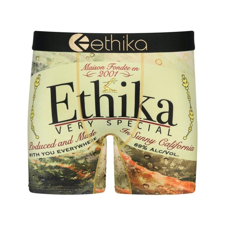 Mid Boxers Ethika V.S.O.P Vert Olive Homme | JTFN-96309107