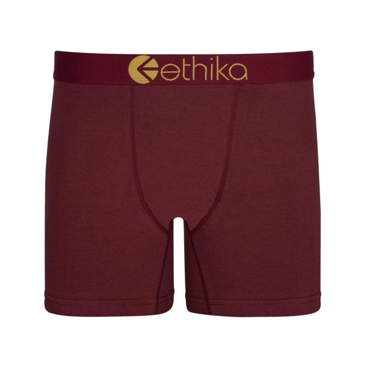 Mid Boxers Ethika Righteous Port Bordeaux Homme | DZHH-90116295