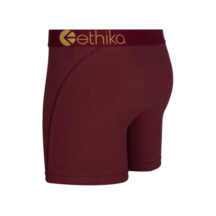 Mid Boxers Ethika Righteous Port Bordeaux Homme | DZHH-90116295