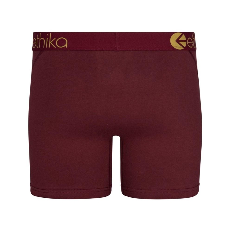 Mid Boxers Ethika Righteous Port Bordeaux Homme | DZHH-90116295