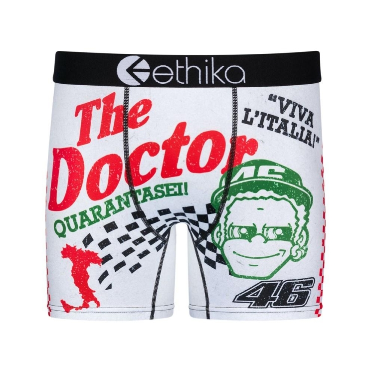 Mid Boxers Ethika Pizza Rossi Vert Blanche Homme | FGJF-21816707