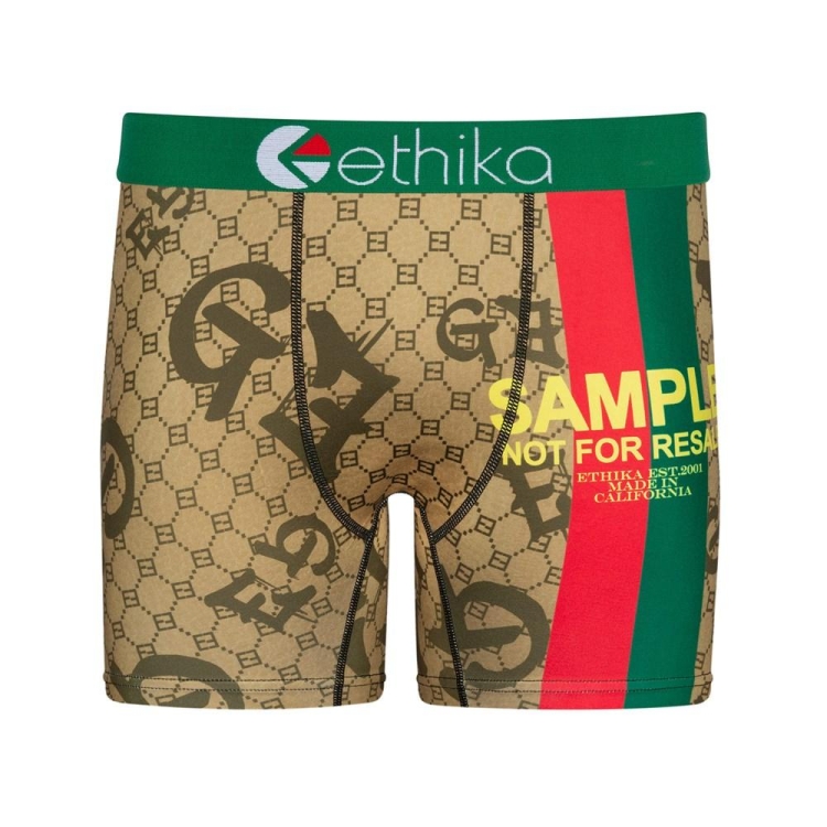 Mid Boxers Ethika No Resale Marron Homme | NQZI-34379201