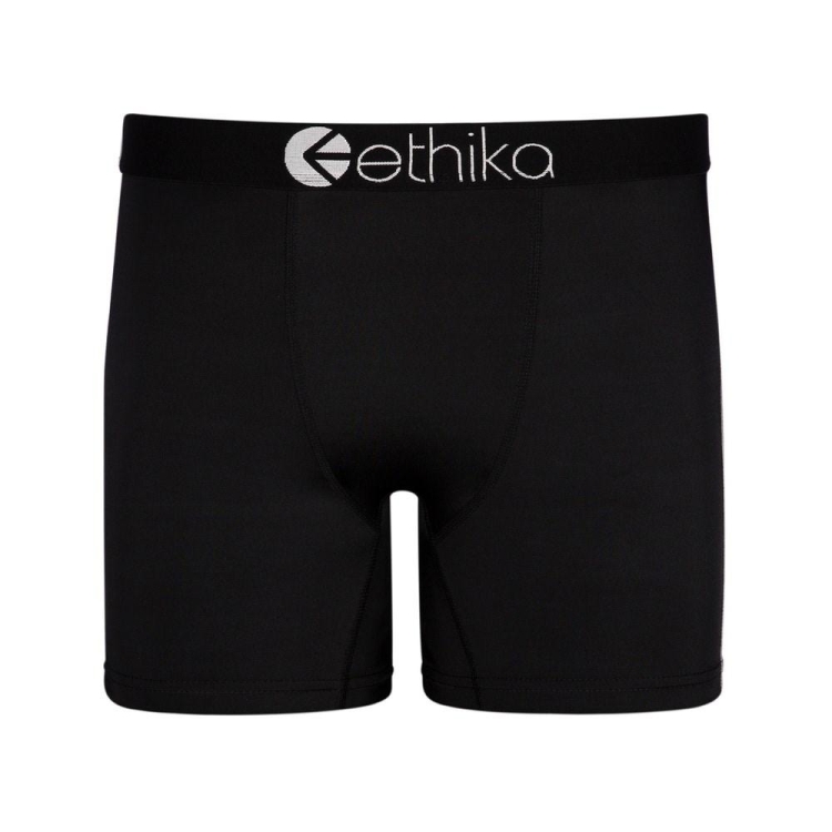 Mid Boxers Ethika Subzero Noir Homme | HTOT-52613541