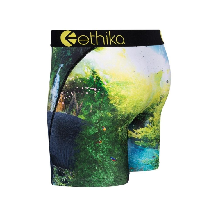 Mid Boxers Ethika My Time Vert Homme | COPJ-94039783