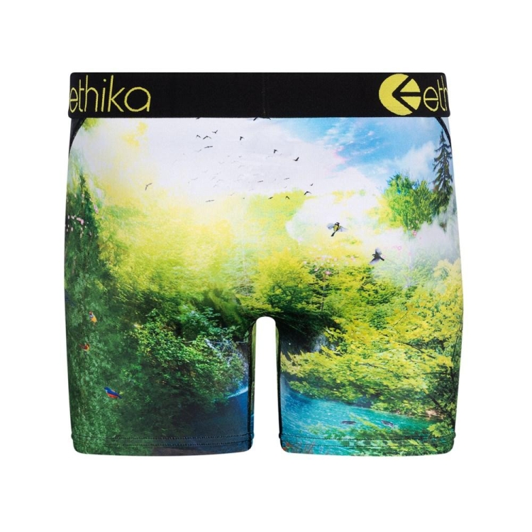 Mid Boxers Ethika My Time Vert Homme | COPJ-94039783