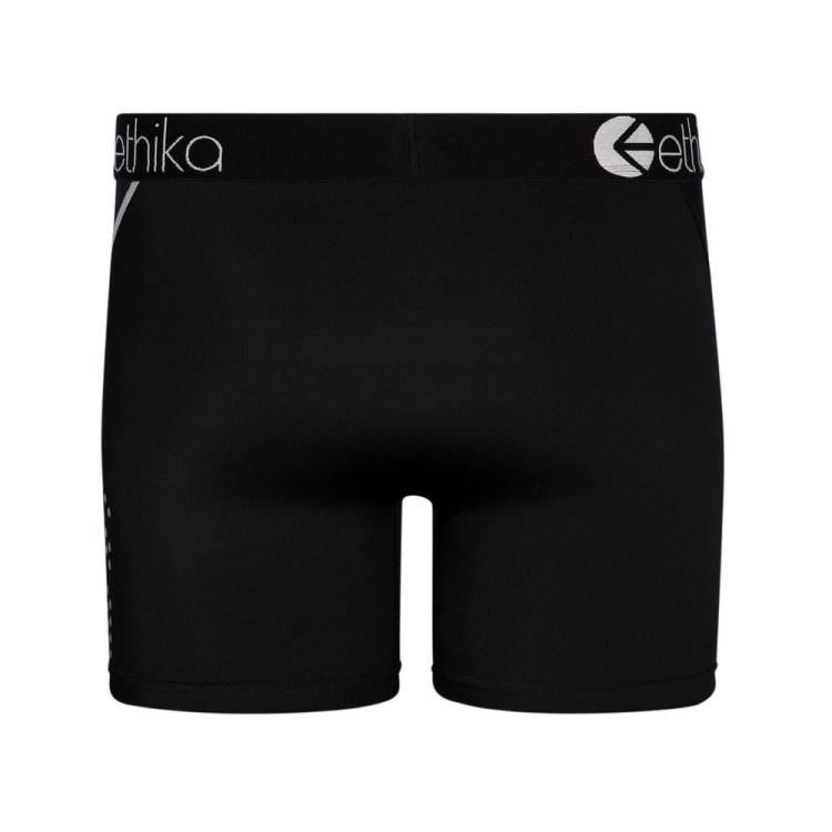 Mid Boxers Ethika Subzero Noir Homme | HTOT-52613541