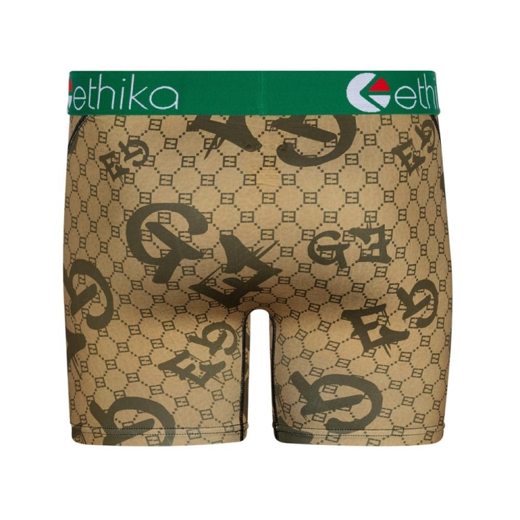 Mid Boxers Ethika No Resale Marron Homme | NQZI-34379201