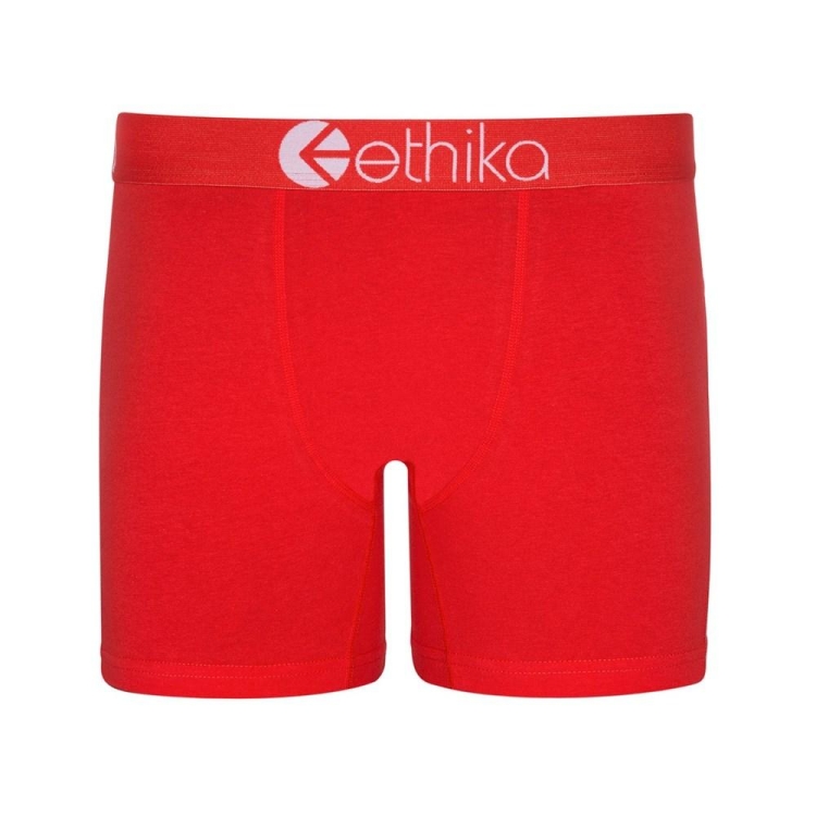 Mid Boxers Ethika Machine Rouge Homme | ZZOA-10210355