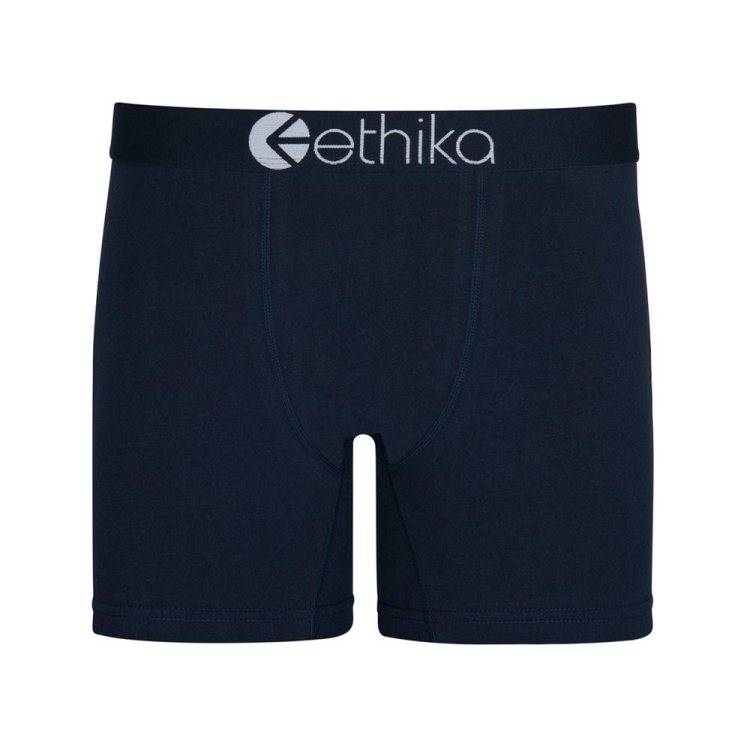 Mid Boxers Ethika Iris Bleu Marine Homme | EWSZ-69076262