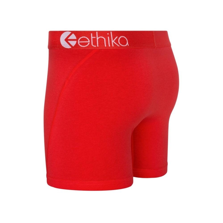 Mid Boxers Ethika Machine Rouge Homme | ZZOA-10210355