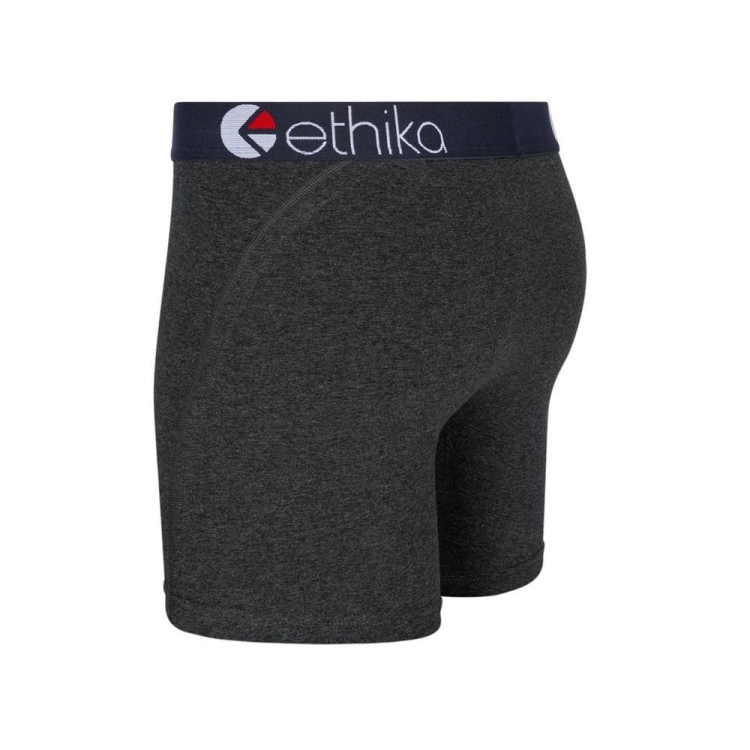 Mid Boxers Ethika Heather Noir Homme | UASW-38242791