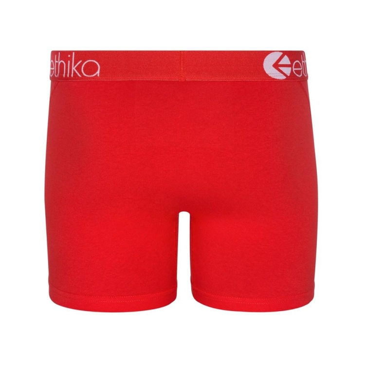 Mid Boxers Ethika Machine Rouge Homme | ZZOA-10210355