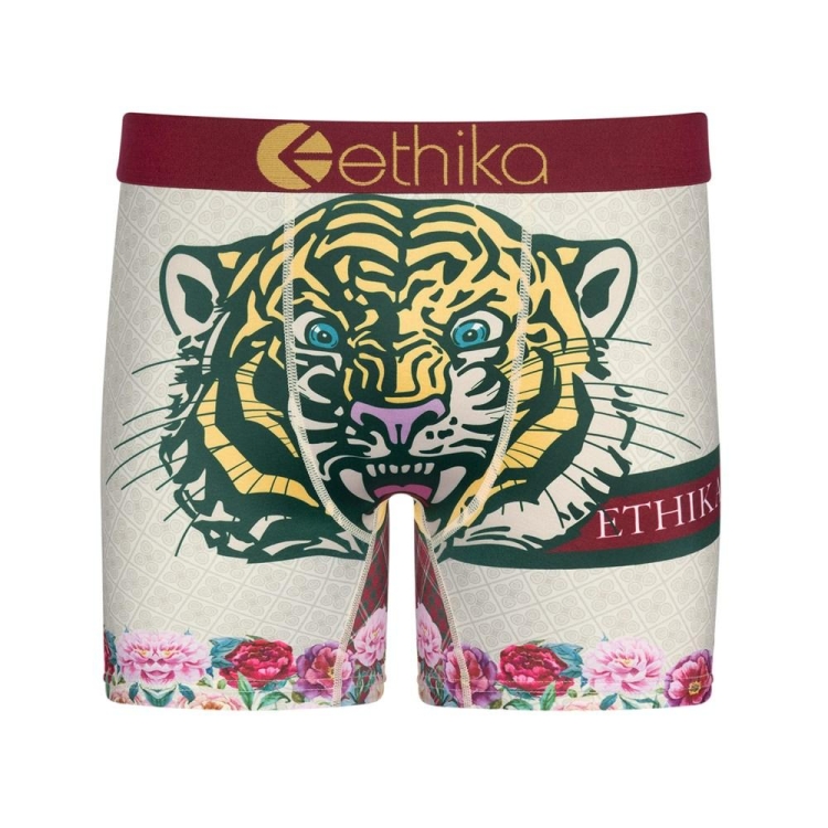 Mid Boxers Ethika Ethikafication Blanche Bordeaux Homme | WNOS-94693134