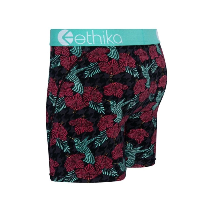 Mid Boxers Ethika Hummer Noir Rouge Homme | CFKH-24977495