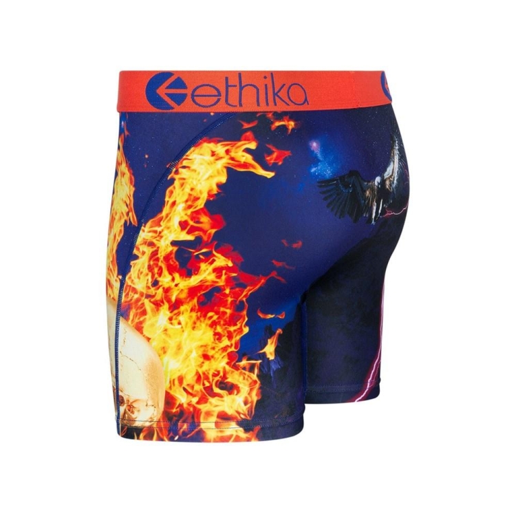 Mid Boxers Ethika Flame World Multicolore Homme | ABKV-31838454