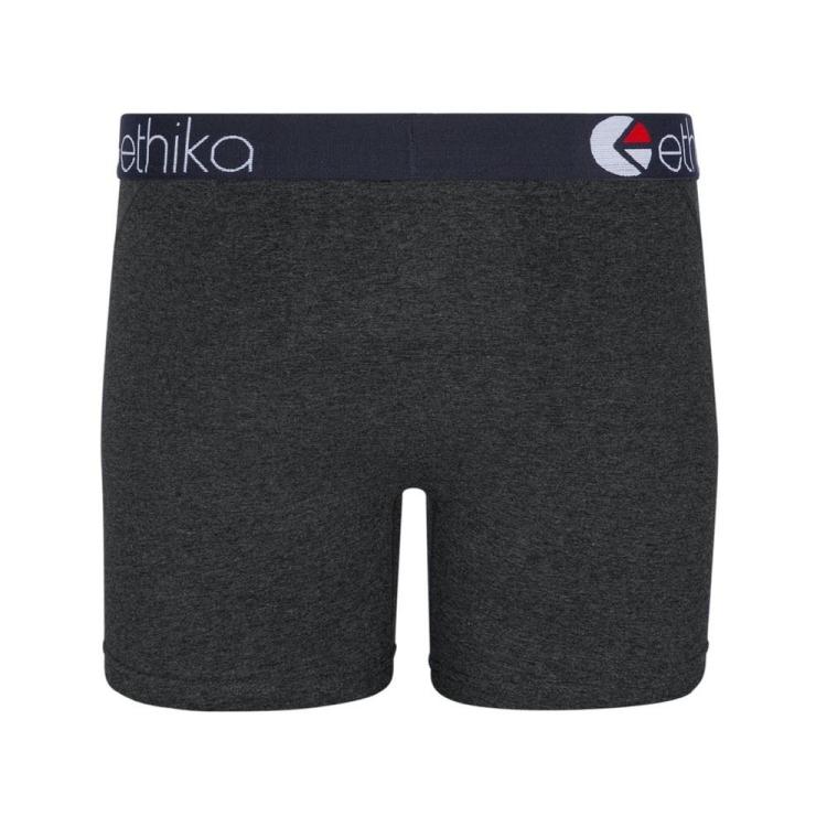 Mid Boxers Ethika Heather Noir Homme | UASW-38242791